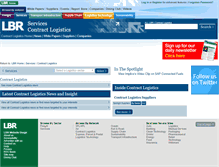 Tablet Screenshot of contractlogistics.logistics-business-review.com