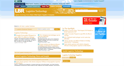 Desktop Screenshot of logisticstechnology.logistics-business-review.com