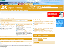 Tablet Screenshot of logisticstechnology.logistics-business-review.com